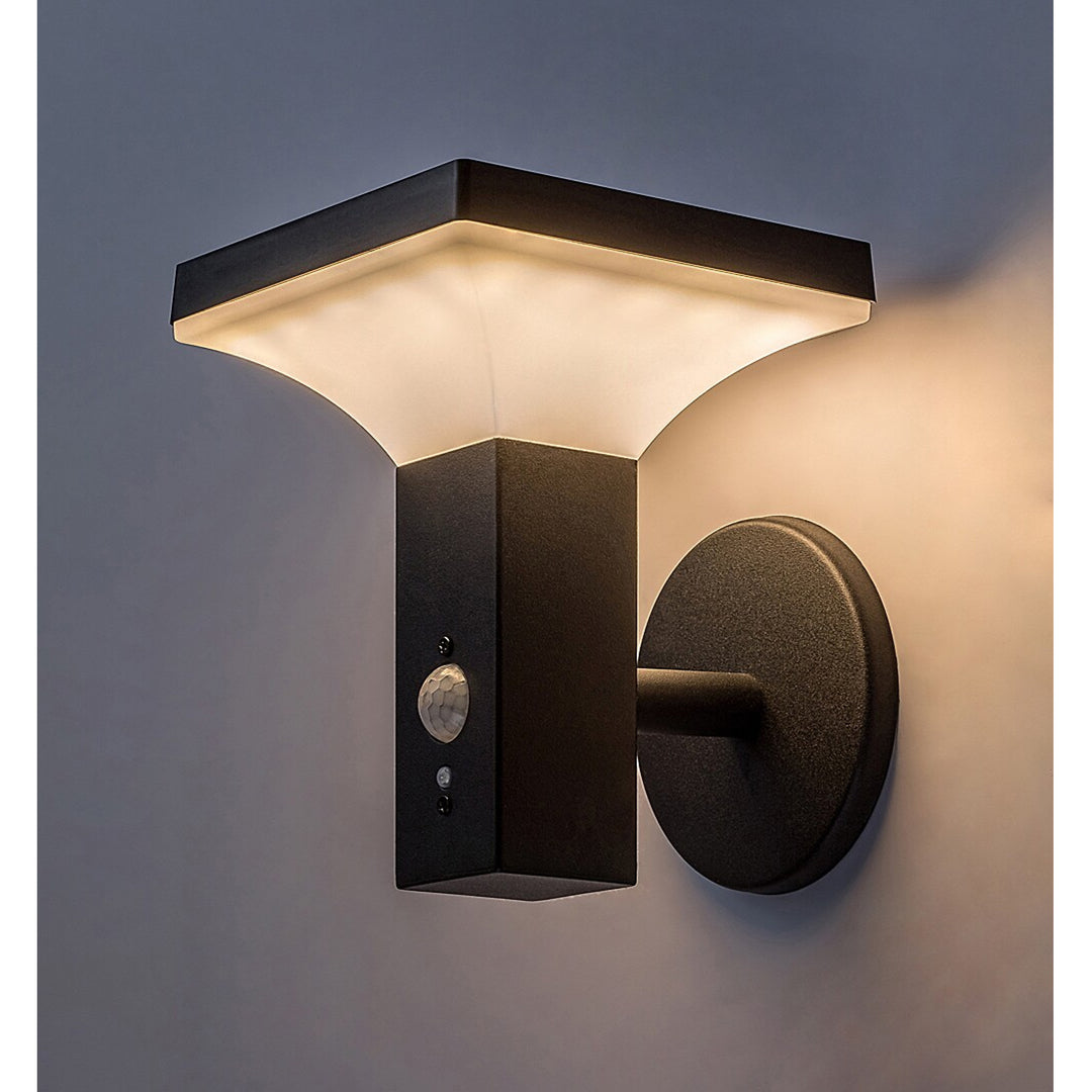 Lámpara Rabalux, de pared, para exterior, solar, IP44, LED de 4 W, Geleen, 2 unidades