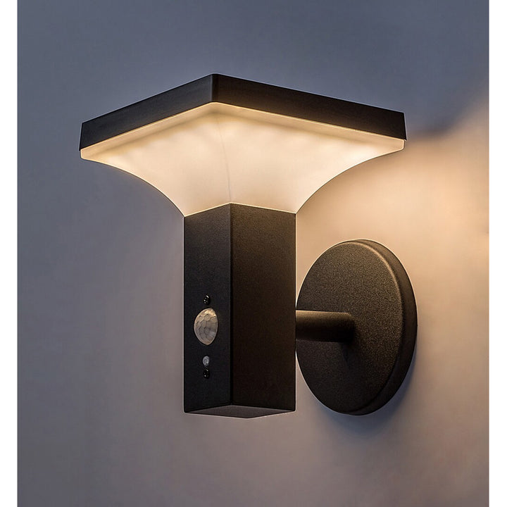 Lámpara Rabalux, de pared, para exterior, solar, IP44, LED de 4 W, Geleen, 2 unidades
