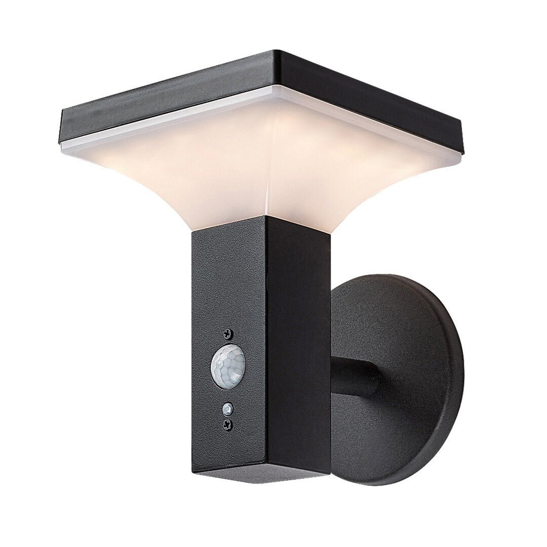 Lámpara Rabalux, de pared, para exteriores, solar, IP44, LED de 4 W, Geleen, 4 unidades