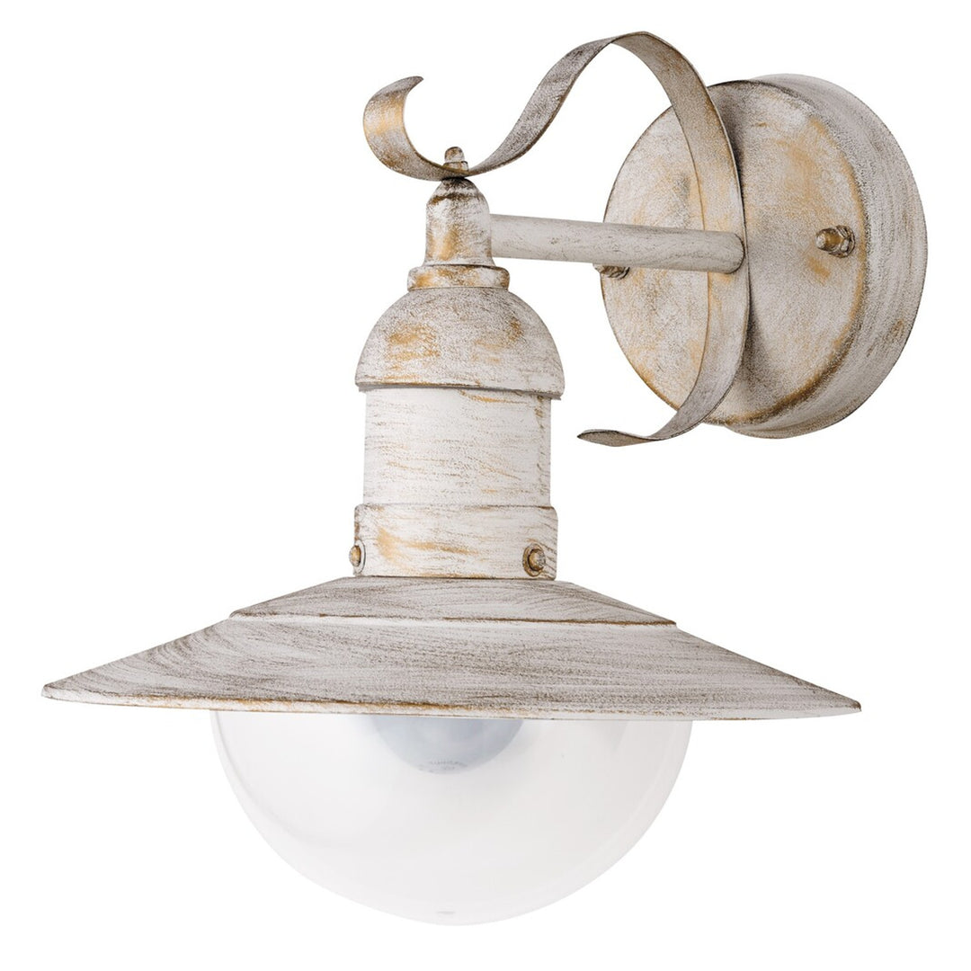 Rabalux Wall Sconce, Outdoor, IP44, E27, max 60W, Antique White, Oslo, 4 pieces