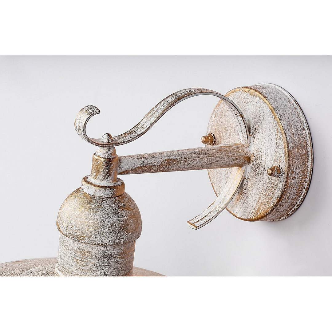 Rabalux Wall Sconce, Outdoor, IP44, E27, max 60W, Antique White, Oslo, 4 pieces