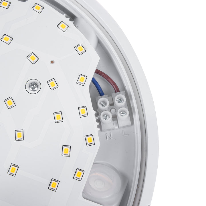 Maclean LED Light with Motion Sensor, PIR Sensor, White, 15W, IP54, 1100 lm, Neutral White, MCE291 W, 2 pieces