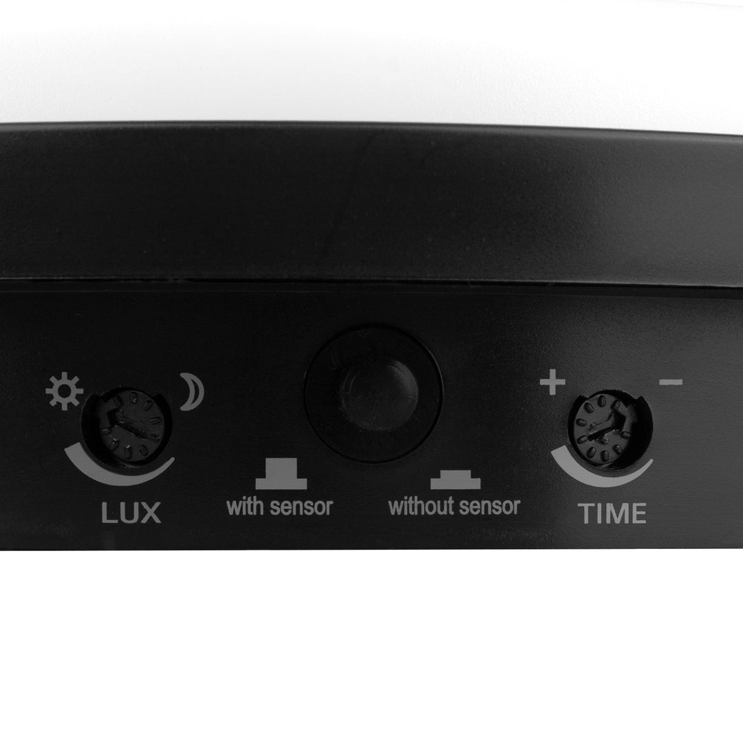 Lámpara LED con sensor de movimiento Maclean, sensor PIR, color negro, 10 W, IP65, 1000 lm, luz neutra, MCE525 B, 2 unidades