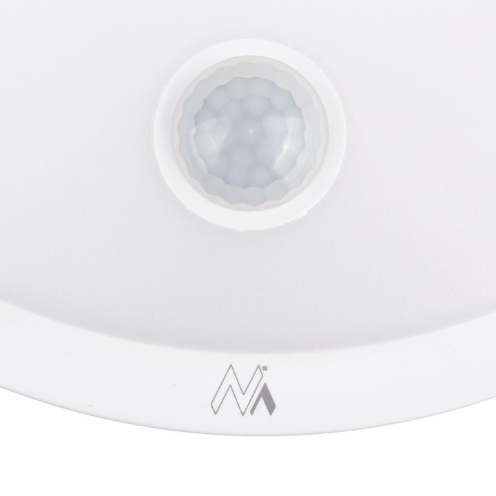 Lampe LED avec détecteur de mouvement Maclean, capteur PIR, couleur blanche, 10 W, IP65, 1 000 lm, lumière neutre, MCE525 W, lot de 2