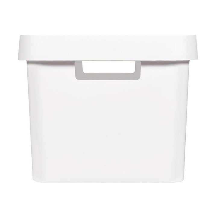 Curver Infinity 17L White Storage Container with Lid, 2-Pack