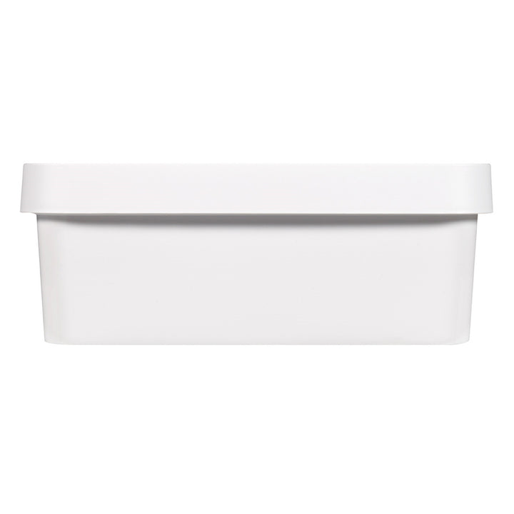 Curver Infinity 11L White Storage Container with Lid, 4-Pack