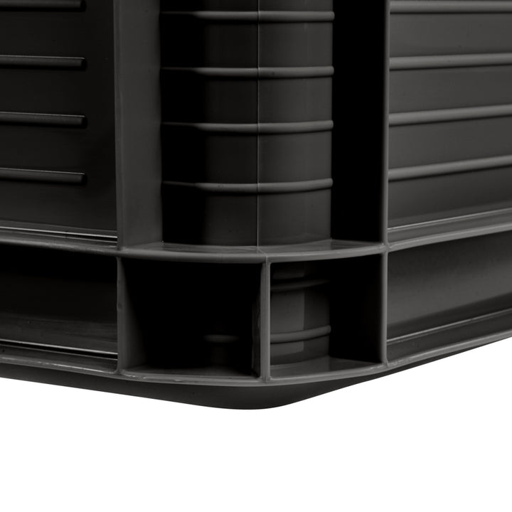 Robert Keeeper container, stackable, food-safe, durable and sturdy plastic, dimensions 40x30x22 cm, capacity 20 L, set of 4