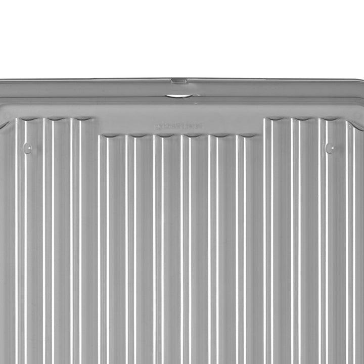 Moxom SolidStore-Behälter, Fassungsvermögen 80 l, grau, Deckel mit Clipverschluss, mit Rollen, BPA-frei, 04-0217, 2 Stück