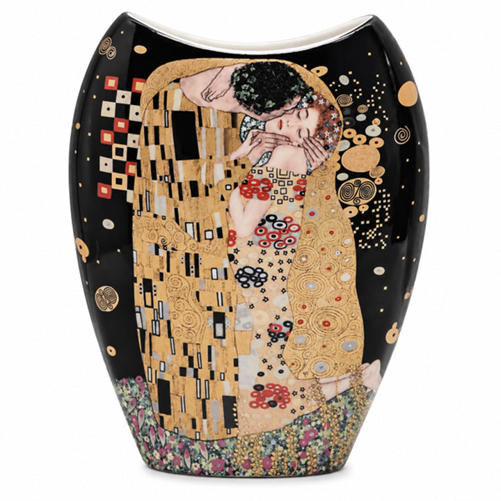 Vase en porcelaine « Le Baiser » de Gustav Klimt, Queen Isabell