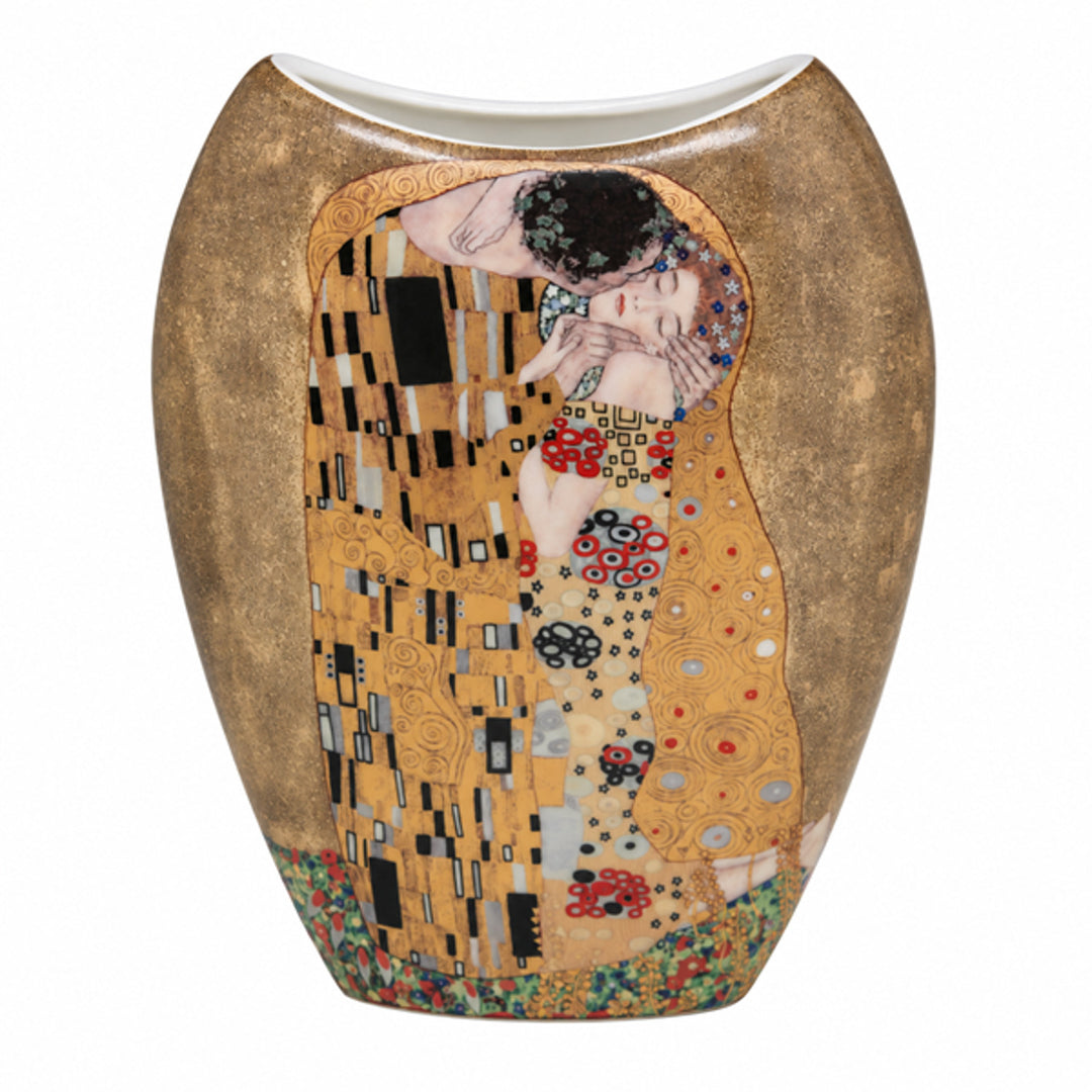 Porzellanvase in einer Geschenkbox, Kollektion „Klimt – Der Kuss“