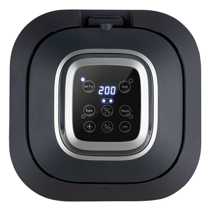 LOVIO PureFry Ultra Crisp LVAF003BK Oil-Free Air Fryer, 4L + 1.5L, 1550W, Black, Glass Baskets