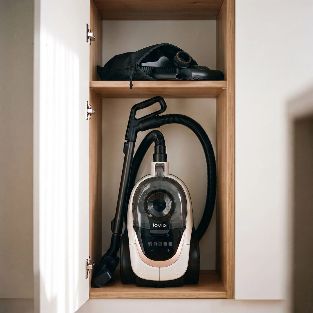 LOVIO VacuuFlex L PRO LVCVC004 Bagless Vacuum Cleaner, 899W, 3L, with Remote Control