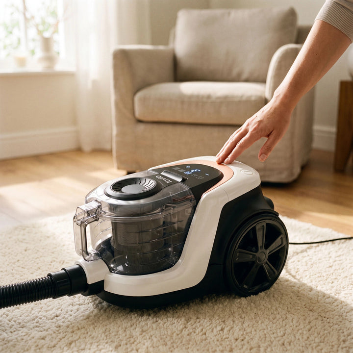 LOVIO VacuuFlex L PRO LVCVC004 Bagless Vacuum Cleaner, 899W, 3L, with Remote Control