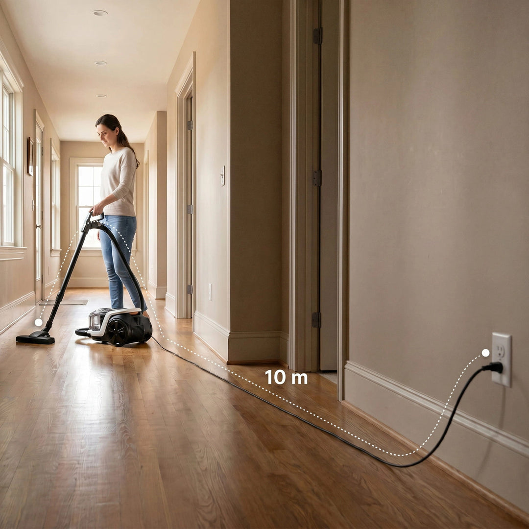 LOVIO VacuuFlex L PRO LVCVC004 Bagless Vacuum Cleaner, 899W, 3L, with Remote Control