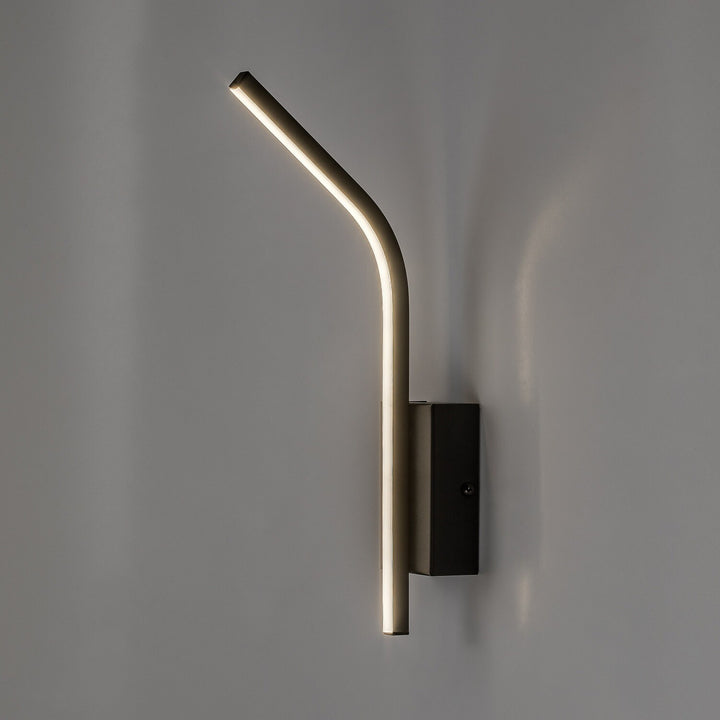 Tilmann Indoor Wall Sconce, Black, 10W LED, 550 lm, 4000K, H36 cm, IP44, Touch-Activated, 75088