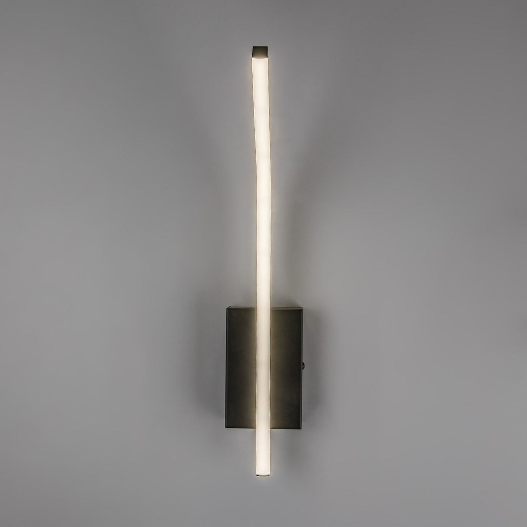 Tilmann Indoor Wall Sconce, Black, 10W LED, 550 lm, 4000K, H36 cm, IP44, Touch-Activated, 75088