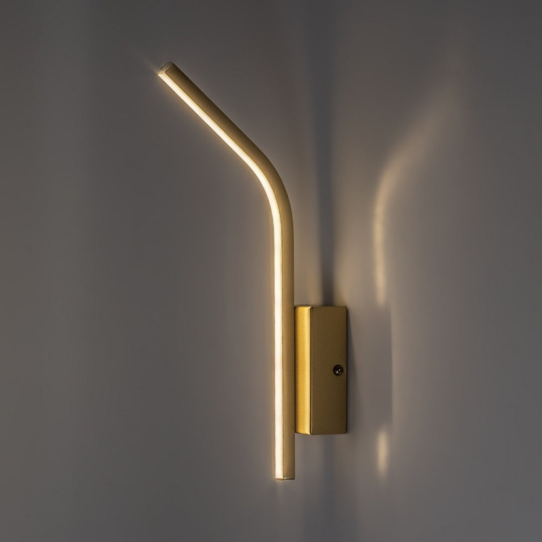 Tilmann Indoor Wall Sconce, Gold, 10W LED, 550 lm, 4000K, H36 cm, IP44, Touch-Activated, 75089