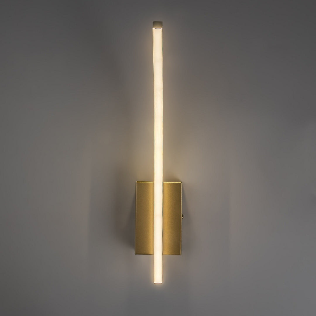 Tilmann Indoor Wall Sconce, Gold, 10W LED, 550 lm, 4000K, H36 cm, IP44, Touch-Activated, 75089