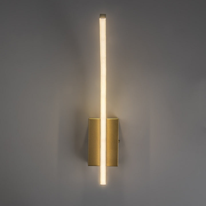 Tilmann Indoor Wall Sconce, Gold, 10W LED, 550 lm, 4000K, H36 cm, IP44, Touch-Activated, 75089