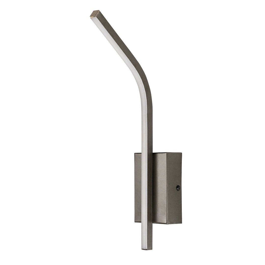 Tilmann Indoor Wall Sconce, Gunmetal, 10W LED, 550 lm, 4000K, H36 cm, IP44, Touch Control, 75,000