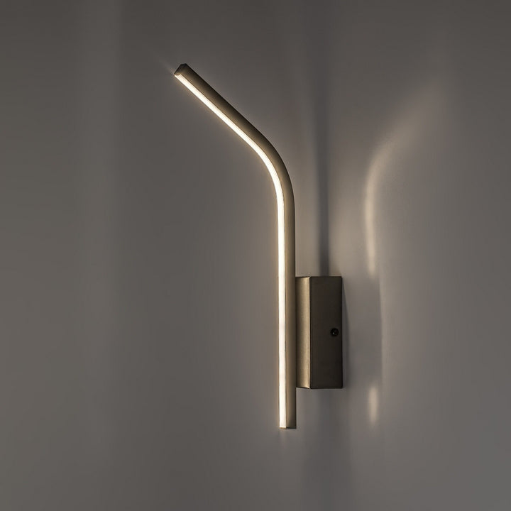 Tilmann Indoor Wall Sconce, Gunmetal, 10W LED, 550 lm, 4000K, H36 cm, IP44, Touch Control, 75,000