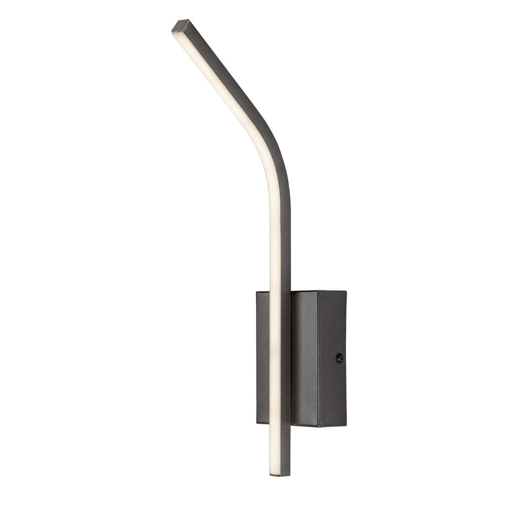 Tilmann Indoor Wall Sconce, Gunmetal, 10W LED, 550 lm, 4000K, H36 cm, IP44, Touch Control, 75,000