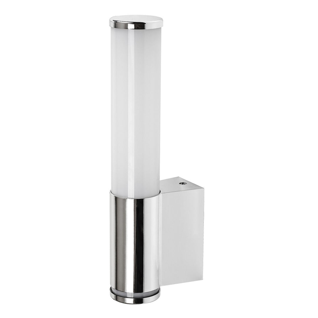 Tenero Indoor Wall Sconce, LED 6W, 4000K, 600 lm, H 29 cm, Chrome, IP44, 75100