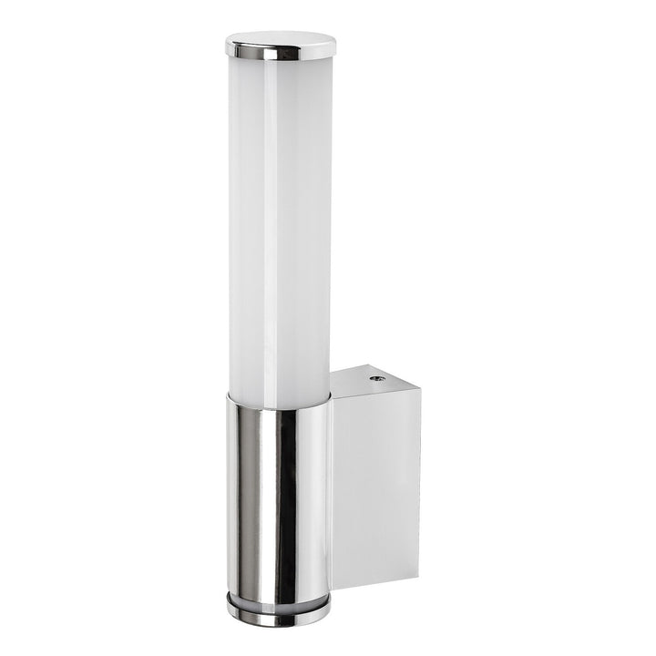 Tenero Indoor Wall Sconce, LED 6W, 4000K, 600 lm, H 29 cm, Chrome, IP44, 75100