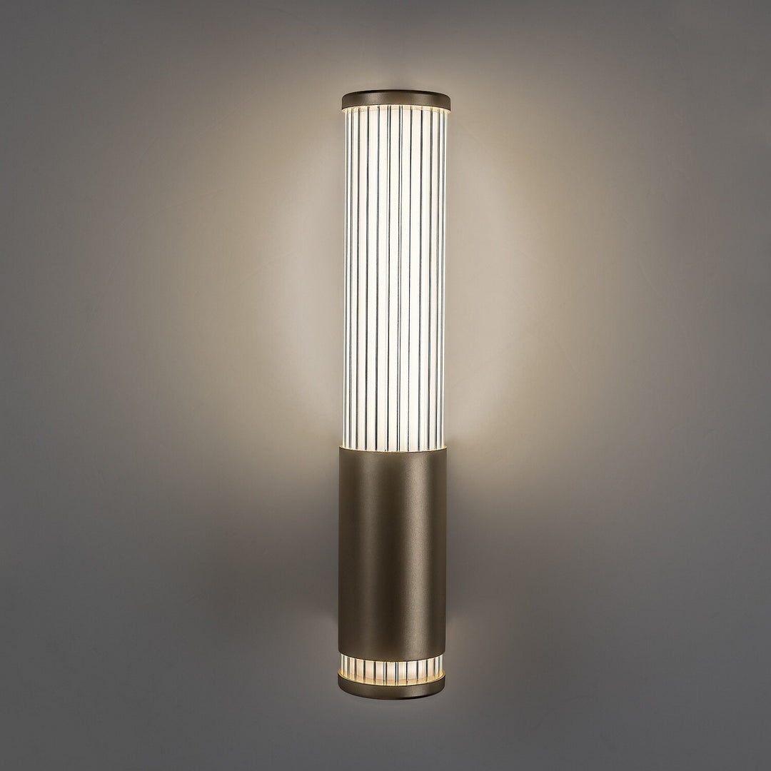 Bathroom Wall Sconce, Calyn, LED 6W, 4000K, 530 lm, H29 cm, Gold, IP44, 75106