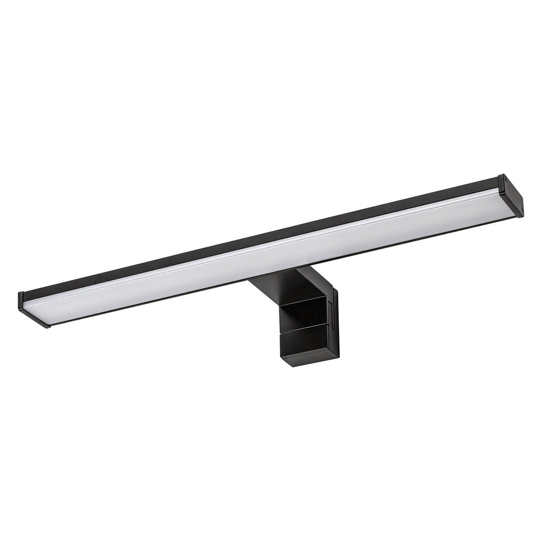 Bathroom Wall Sconce, Seyra, LED 8W, 4000K, 650 lm, L40 cm, Black, IP44, 75112