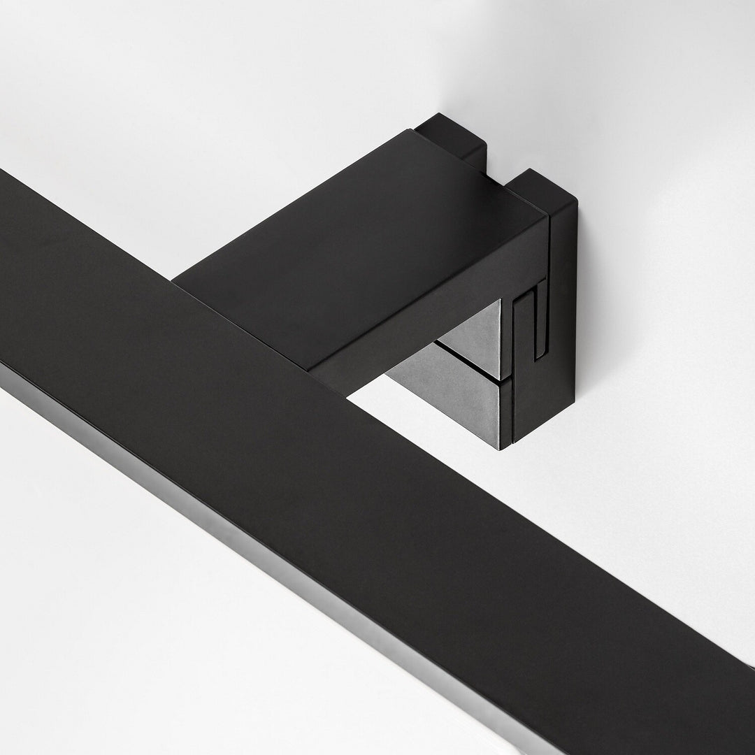 Bathroom Wall Sconce, Seyra, LED 8W, 4000K, 650 lm, L40 cm, Black, IP44, 75112