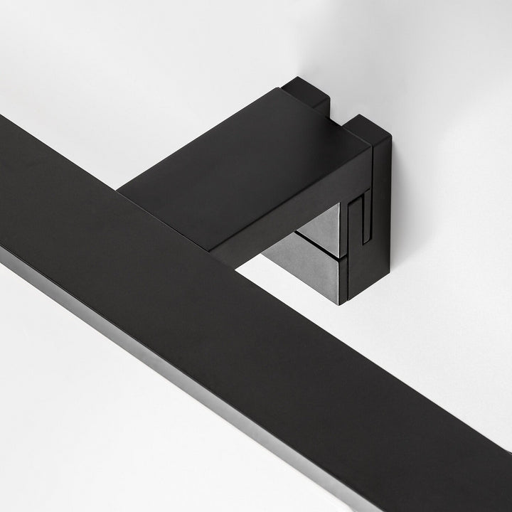 Bathroom Wall Sconce, Seyra, LED 8W, 4000K, 650 lm, L40 cm, Black, IP44, 75112