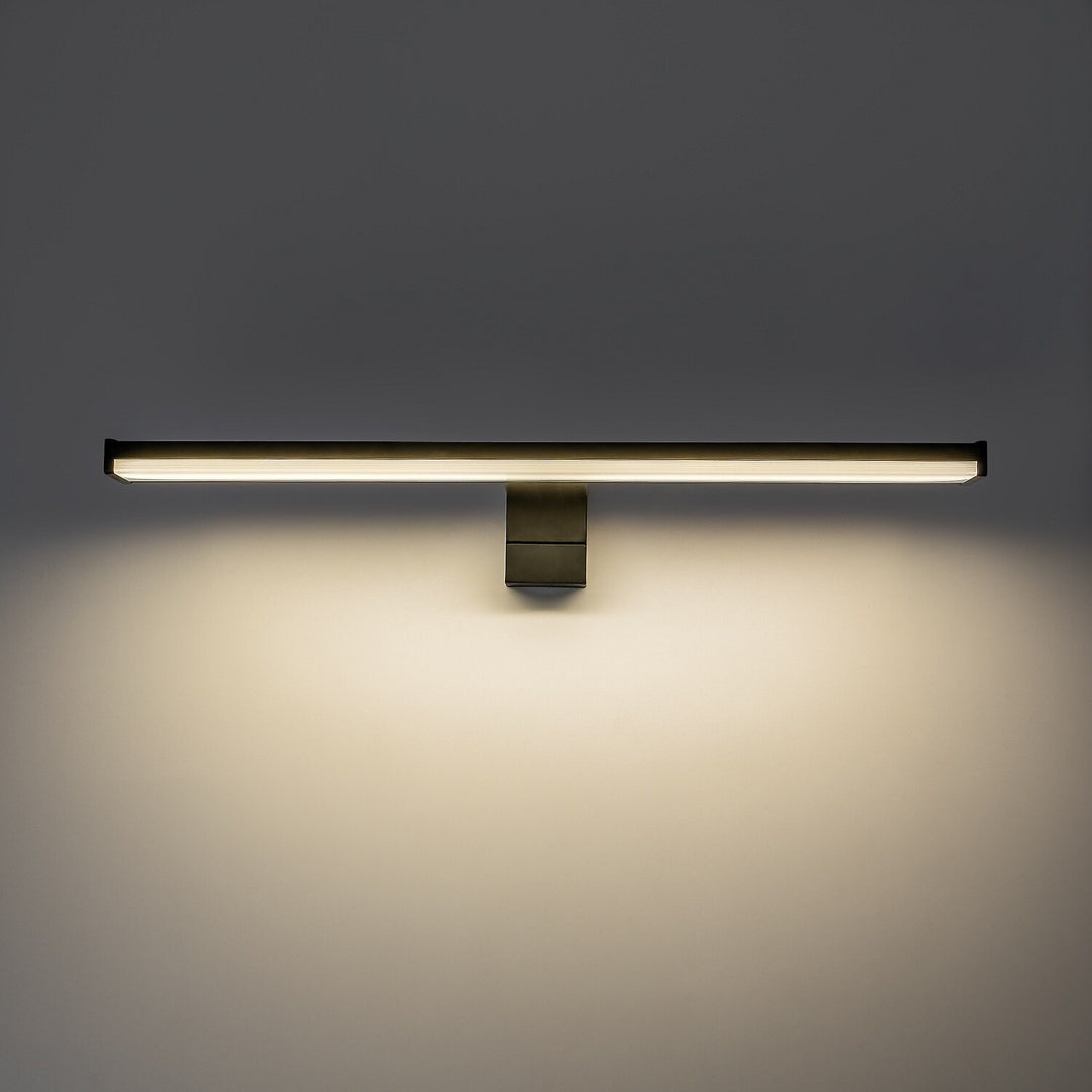Bathroom Wall Sconce, Seyra, LED 8W, 4000K, 650 lm, L40 cm, Black, IP44, 75112
