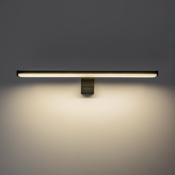 Bathroom Wall Sconce, Seyra, LED 8W, 4000K, 650 lm, L40 cm, Black, IP44, 75112