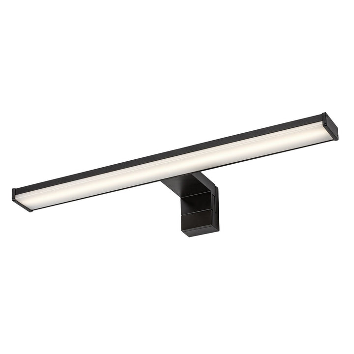 Bathroom Wall Sconce, Seyra, LED 8W, 4000K, 650 lm, L40 cm, Black, IP44, 75112