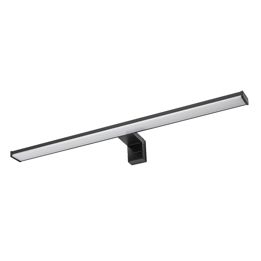 Bathroom Wall Sconce, Seyra, LED 12W, 4000K, 910 lm, L60 cm, Black, IP44, 75113