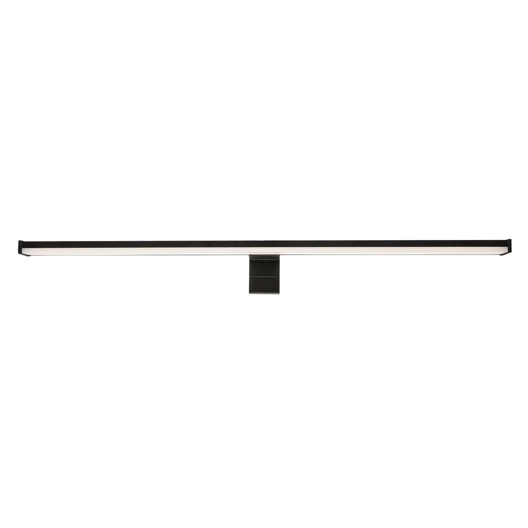Bathroom Wall Sconce, Seyra, LED 12W, 4000K, 910 lm, L60 cm, Black, IP44, 75113