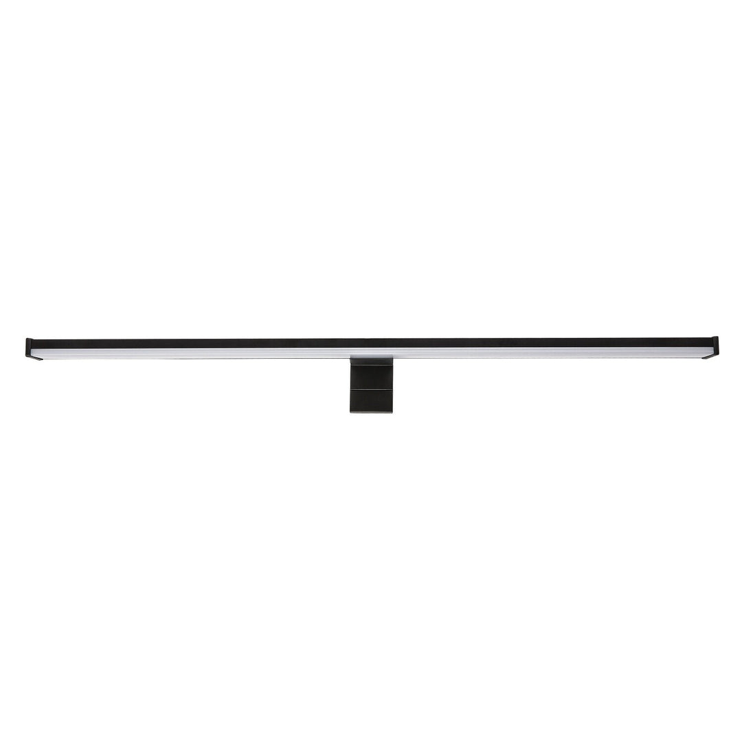 Bathroom Wall Sconce, Seyra, LED 12W, 4000K, 910 lm, L60 cm, Black, IP44, 75113