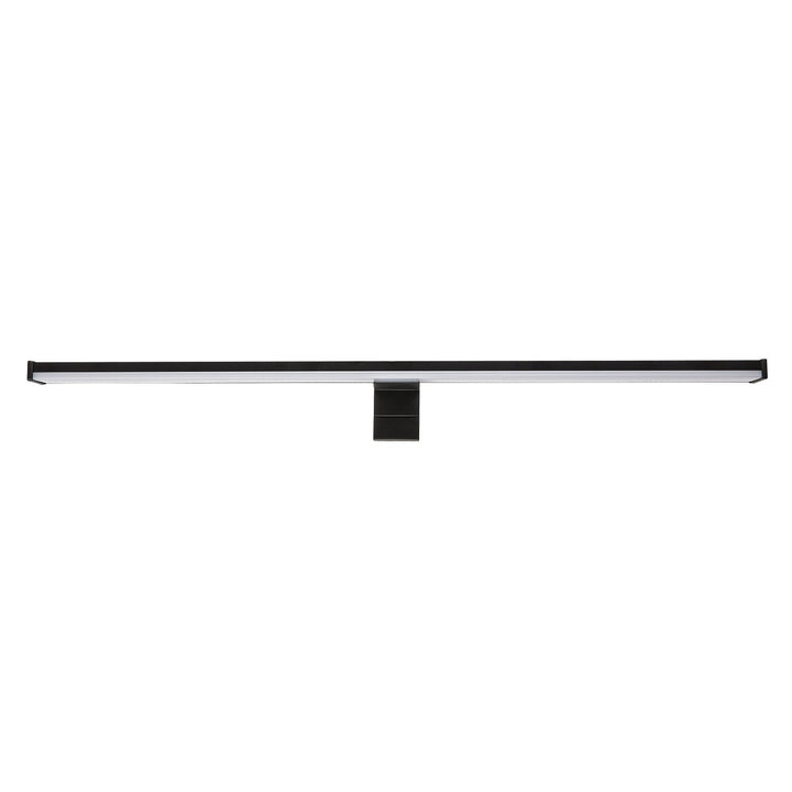 Bathroom Wall Sconce, Seyra, LED 12W, 4000K, 910 lm, L60 cm, Black, IP44, 75113