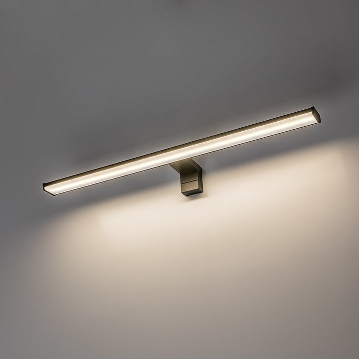 Bathroom Wall Sconce, Seyra, LED 12W, 4000K, 910 lm, L60 cm, Black, IP44, 75113