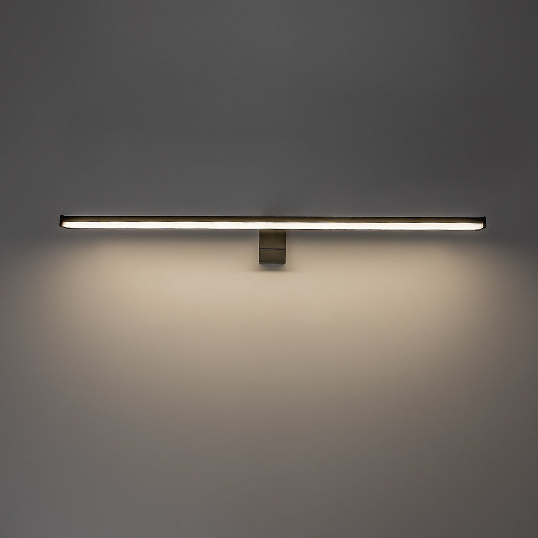 Bathroom Wall Sconce, Seyra, LED 12W, 4000K, 910 lm, L60 cm, Black, IP44, 75113