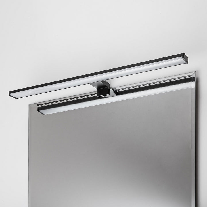Bathroom Wall Sconce, Seyra, LED 12W, 4000K, 910 lm, L60 cm, Black, IP44, 75113