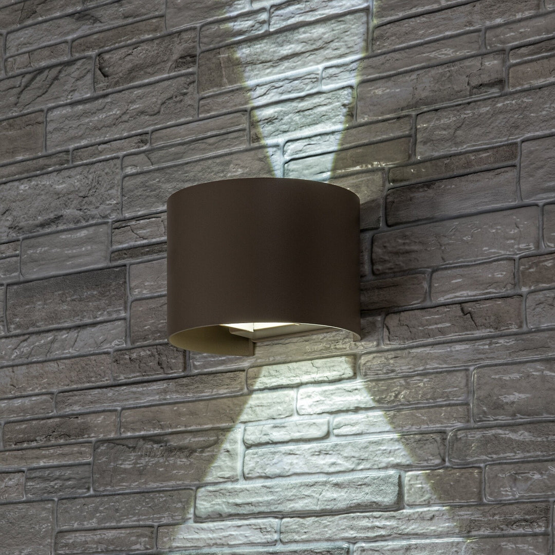 Applique d'extérieur, Virna, LED 5 W, 420 lm, température de couleur 2 700, 4 000, 6 500 K, IP54, gris-beige, 77217