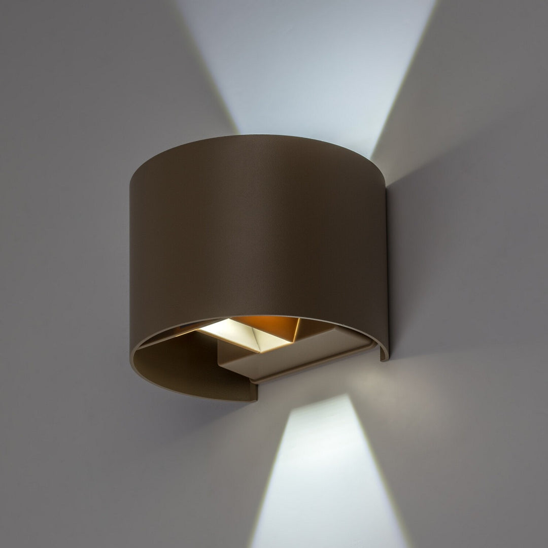 Applique d'extérieur, Virna, LED 5 W, 420 lm, température de couleur 2 700, 4 000, 6 500 K, IP54, gris-beige, 77217