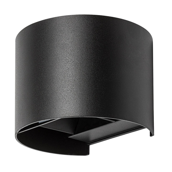Applique d'extérieur, Virna, LED 5 W, 420 lm, température de couleur 2 700, 4 000, 6 500 K, IP54, noir, 77218