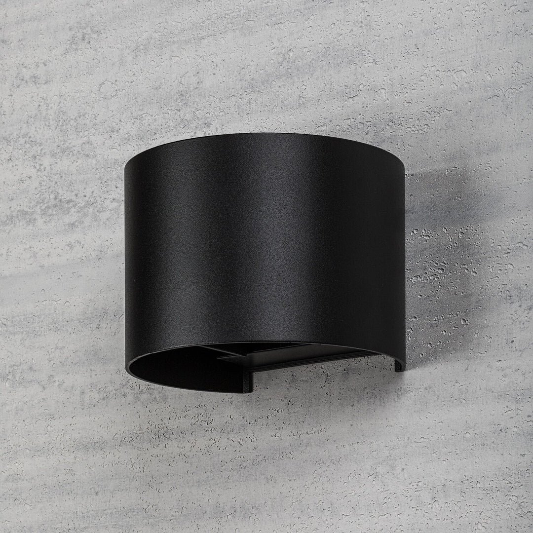 Applique d'extérieur, Virna, LED 5 W, 420 lm, température de couleur 2 700, 4 000, 6 500 K, IP54, noir, 77218