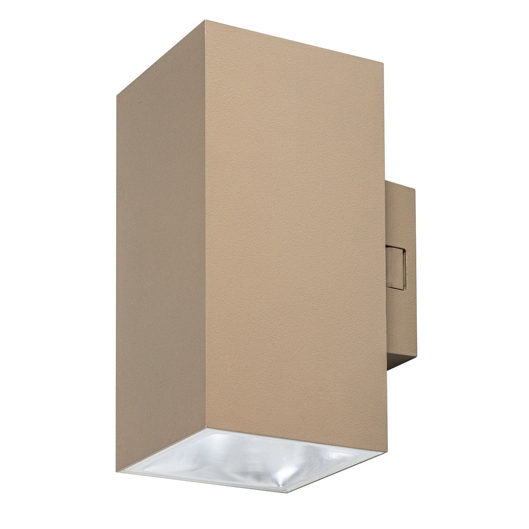 Outdoor Wall Sconce, Urfa, 18W LED, 1800 lm, color temperatures 2700, 4000, 6500 K, H 16 cm, IP65, gray-beige, 77215