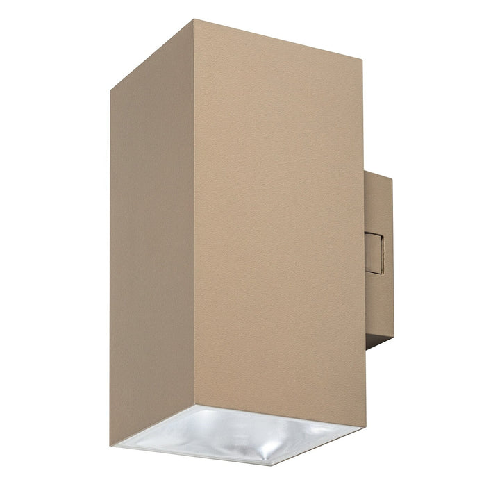 Outdoor Wall Sconce, Urfa, 18W LED, 1800 lm, color temperatures 2700, 4000, 6500 K, H 16 cm, IP65, gray-beige, 77215