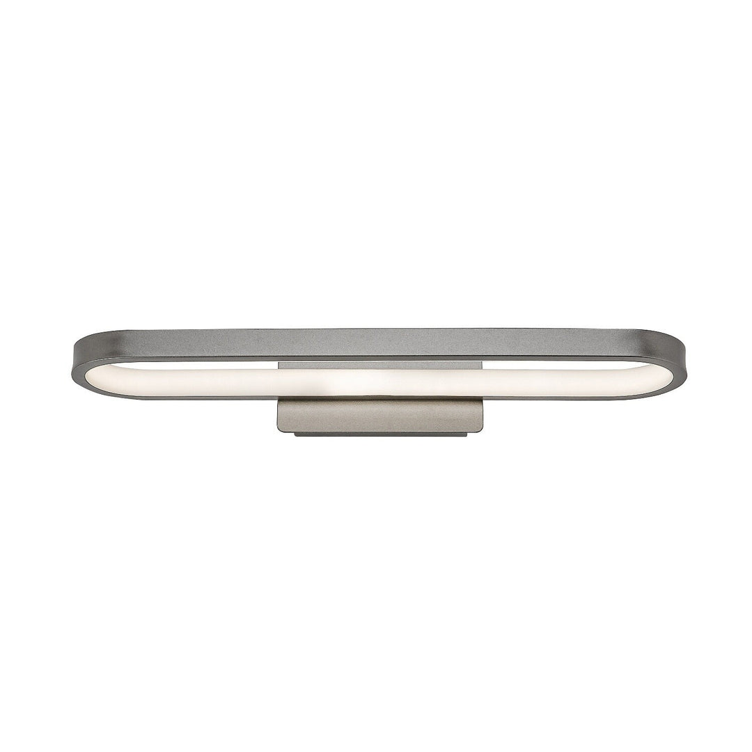 Bathroom Wall Sconce, Odran, LED 15W, 1200 lm, 4000 K, L 40 cm, gunmetal, IP44, 75114