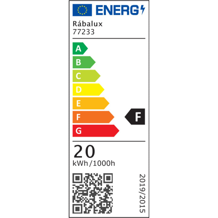 Aplique de exterior, Matzen, LED 20 W, 1860 lm, 4000 K, H 30 cm, IP65, negro, con sensor PIR, 77233